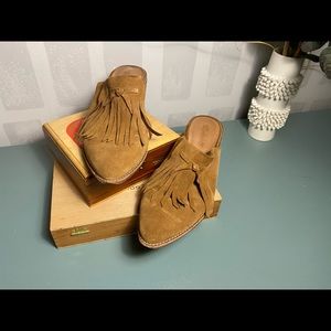 Madewell fringe mules